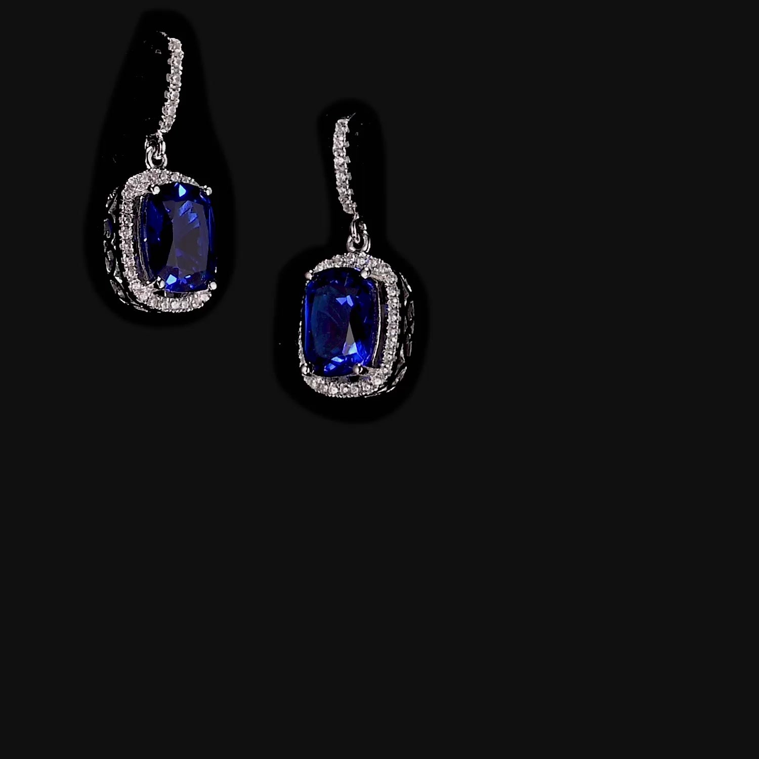 Comet Sapphire Earrings