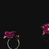 Sapphire Potato Petunia Ring