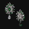 Emerald Mycelia Drop Earrings