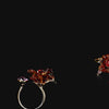 Amethyst Amber Petunia Ring