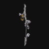 Diamond Snowdrop Brooch