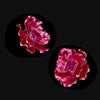 Fuchsia Floral Earrings