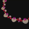 Ruby Rose Ariel Necklace. Lab-Grown Ruby
