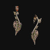 Autumn Acorn Heart Earrings