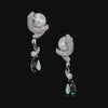 Emerald Serpent Earrings