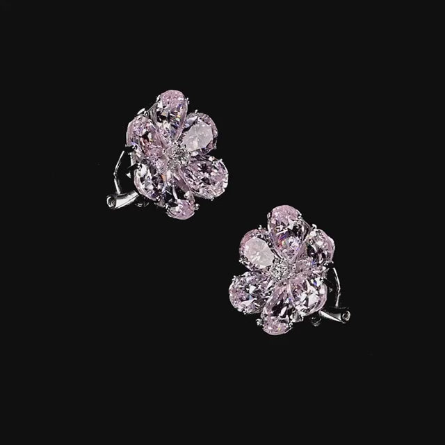 Rose Marguerite Daisy Earrings