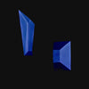 Primary. Blue Aluminium Earrings