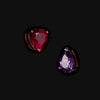 Ruby Love & Tears Stud Earrings