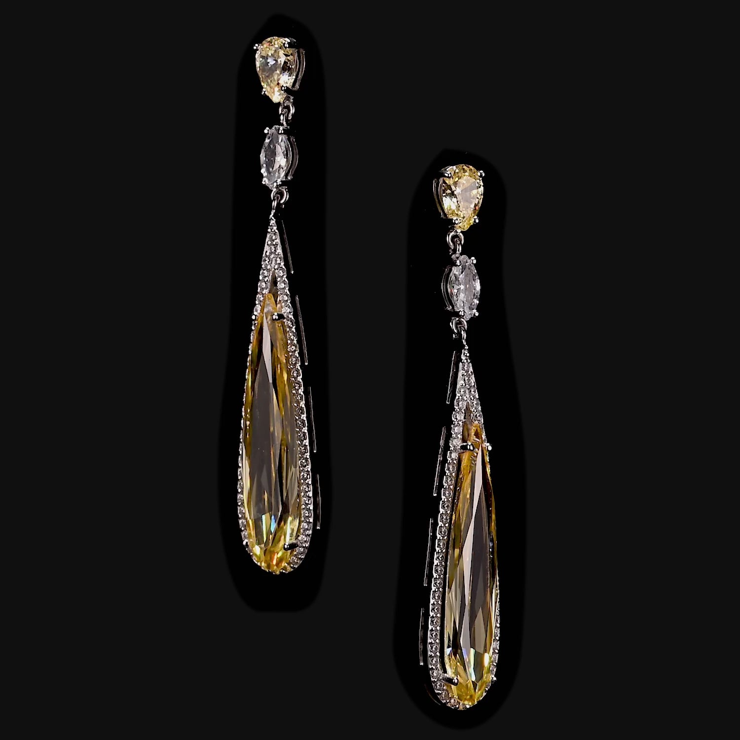 Shard Citrine Earrings