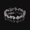 Supersized Diamond Shard Bracelet. Lab-Grown Simulated Diamond