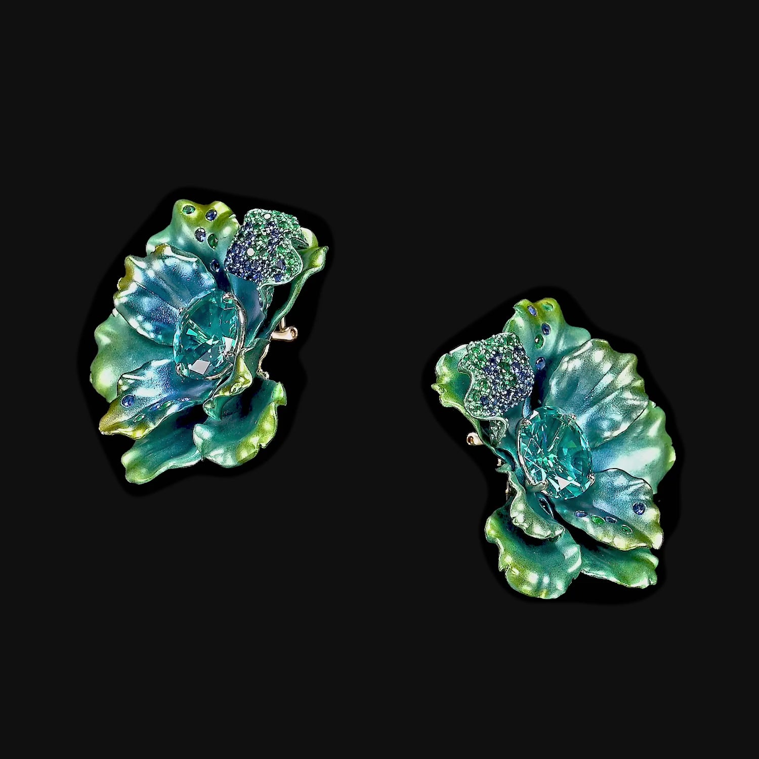 Aurora Poppy Earrings