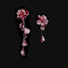 Sakura Cascade Earrings. Lab-Grown Sapphire