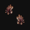 Autumn Chanterelle Earrings. Lab-Grown Simulated Diamond