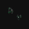 Emerald Floating Ear Huggies
