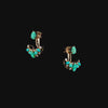 Turquoise Twinkle Ear-Jacket. Lab-Grown Turquoise
