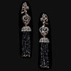 Midnight Tassel Earrings