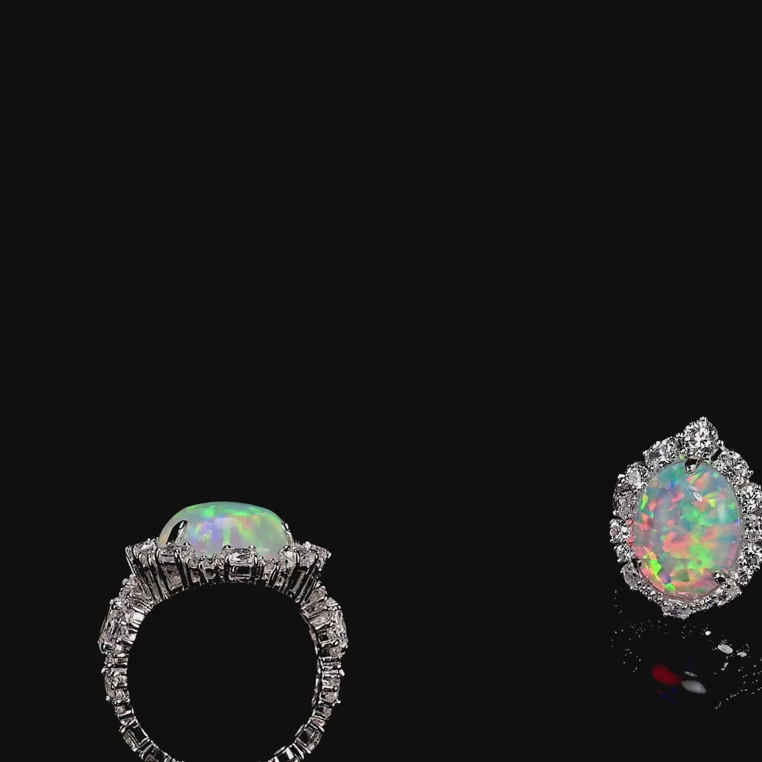 Sky Opal Ocean Rings