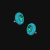 Paraiba Turquoise Pebble Earrings