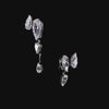 White Diamond Floating Ear Huggies