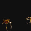 Yellow Sapphire Spinach Petunia Ring