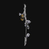 Diamond Snowdrop Brooch
