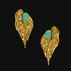 Turquoise Poison Ivy Earrings