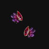Fuchsia Girolle Studs