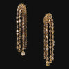 Canary Cascade Earrings. Lab-Grown Simulated Diamond