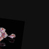 Diamond Peony Butterfly Ring. Lab-Grown Simulated Diamond