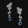 Aqua Orchid Earrings