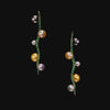 Pearl Blades of Grass Earrings