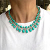 Diamond Turquoise Tutti Frutti Necklace