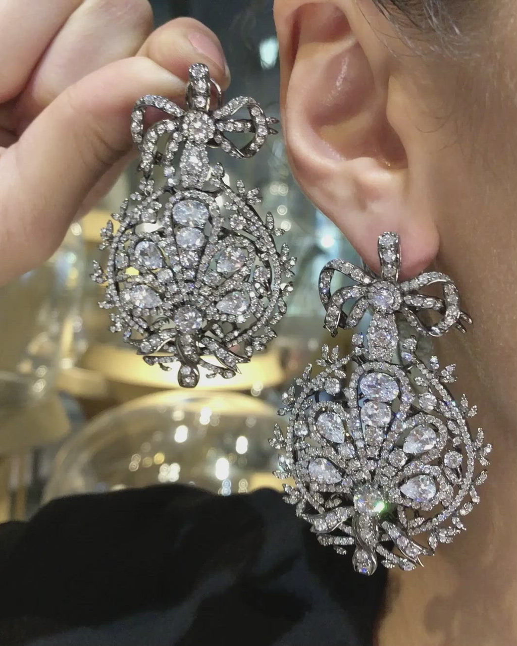 Mirage Diamond Earrings – Anabela Chan Joaillerie