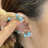 Turquoise Constellation Ear Cuffs