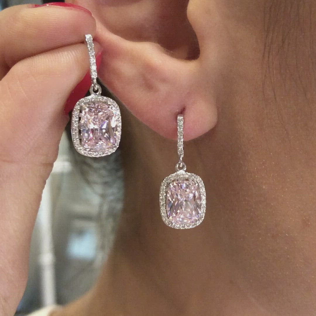 Comet Morganite Earrings