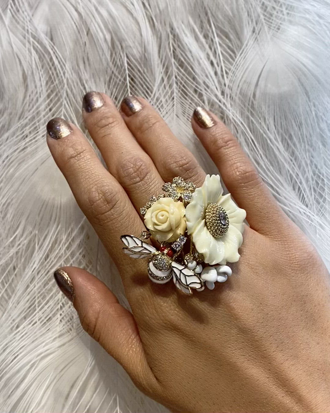 Bumble Blossom Ring