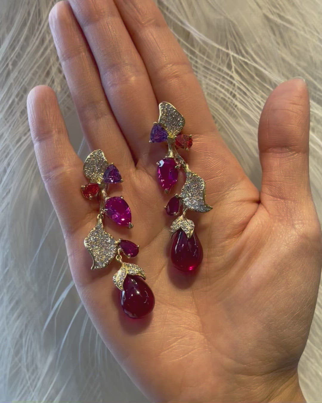 Ruby Galatea Earrings