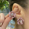 Blush Rose Studs