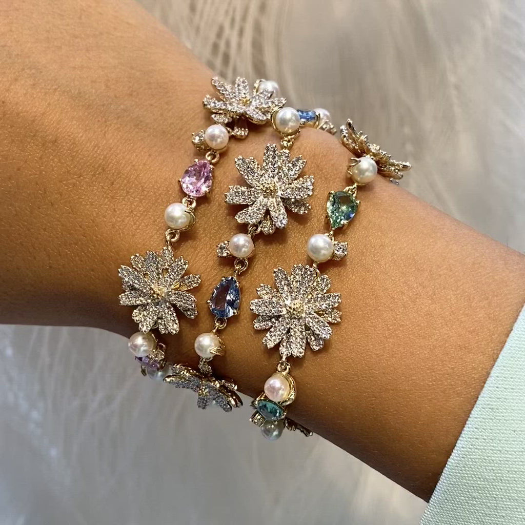Daisy & Beads Mixed Bracelet – molliPOPdesign