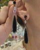 Black Diamond Shard Earrings