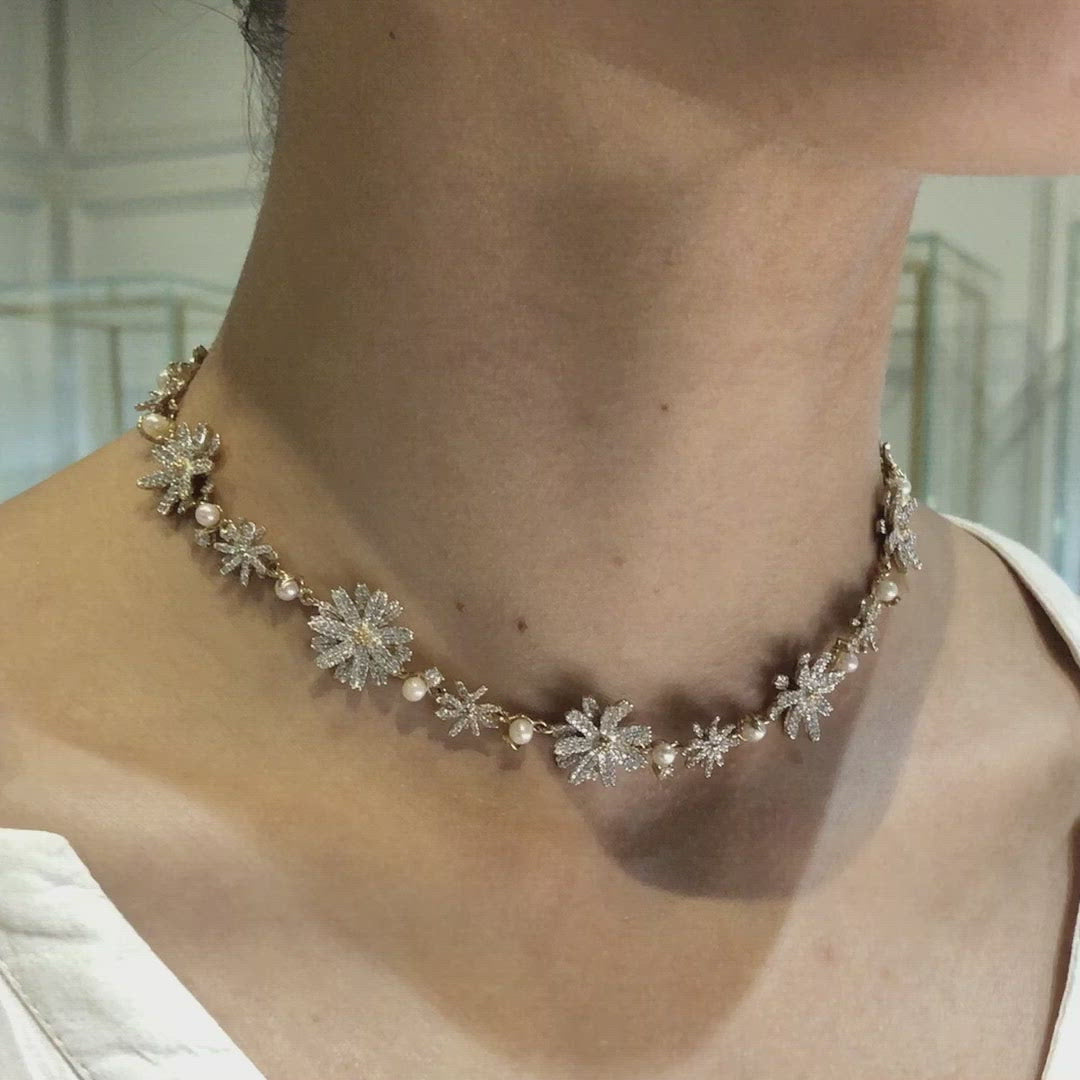 Daisy Diamond Choker