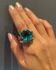 Aqua Swallowtail Ring