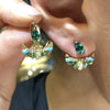 Emerald Twinkle Ear-Jacket