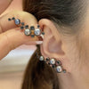 Grey Pearl Constellation Ear Cuffs