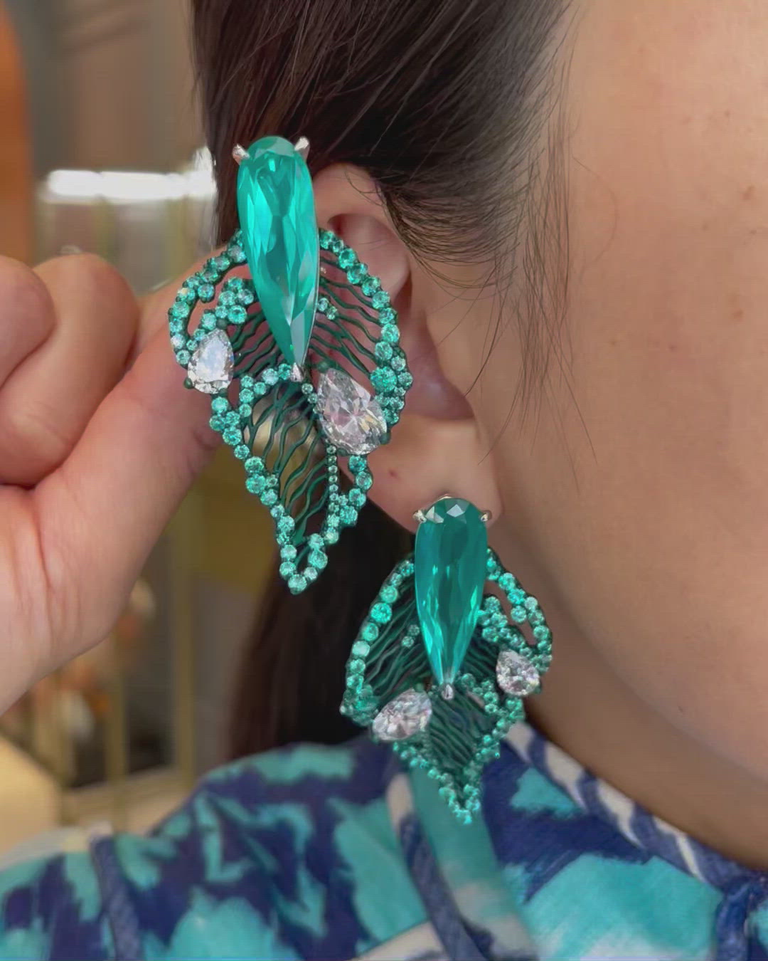 Paraiba Titan Earrings