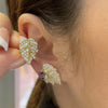 Gold Leaf Ear Studs