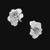 Snowflower Rose Studs