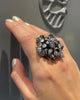 Black Diamond Magnolia Ring