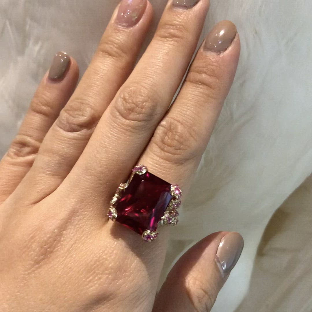 Ruby Cinderella Ring