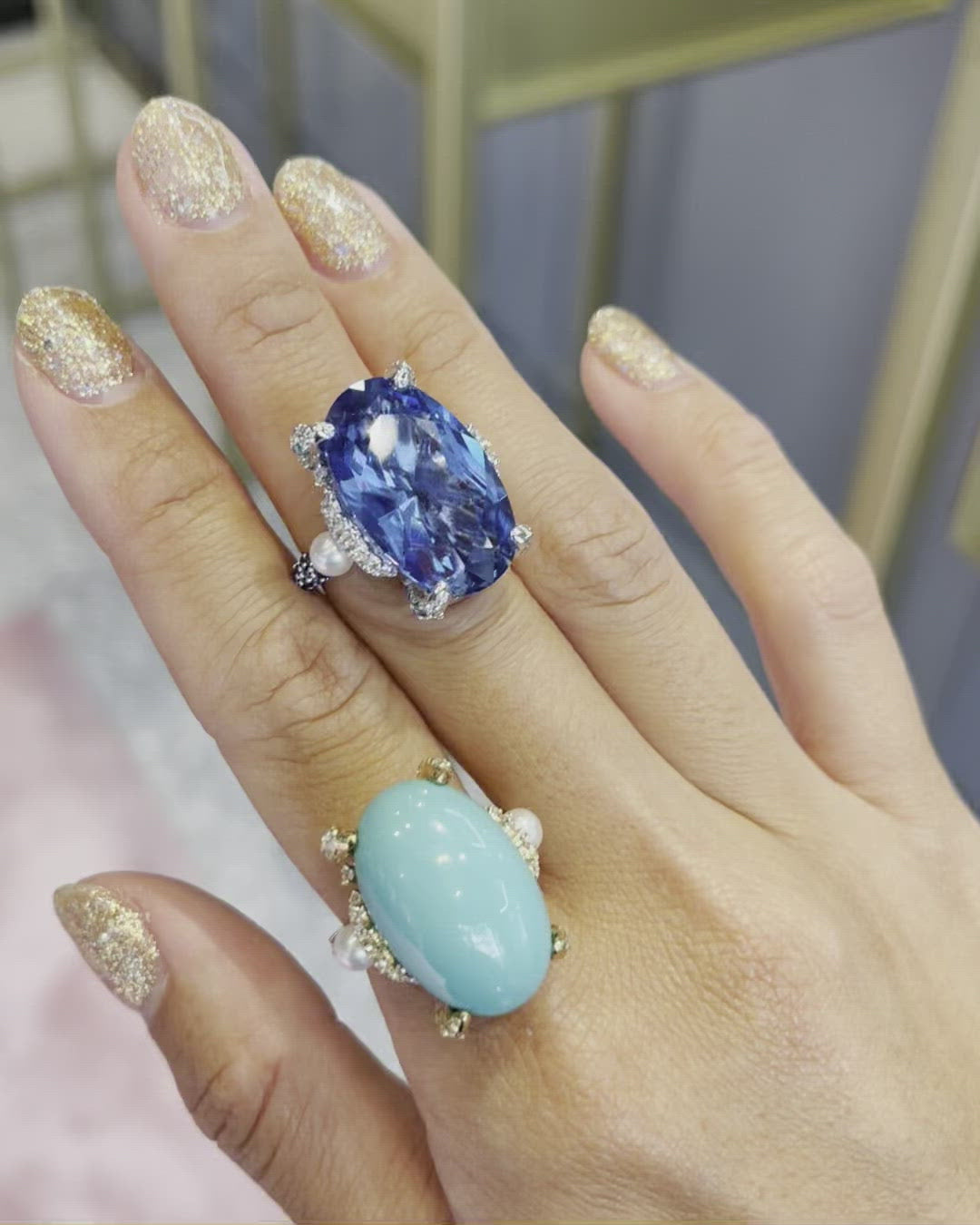 Aqua Mermaid Ring